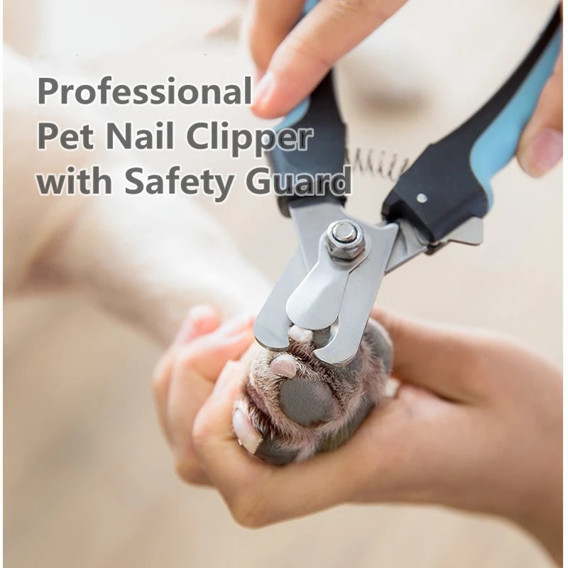 Stainless Pet Nail Clippers with Guard