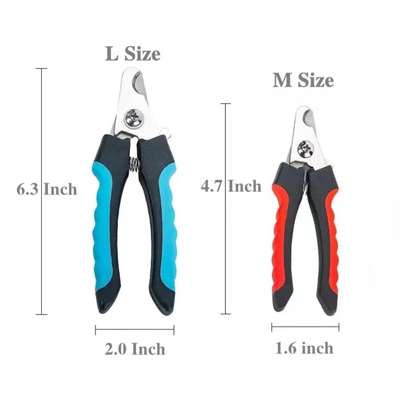Stainless Pet Nail Clippers with Guard