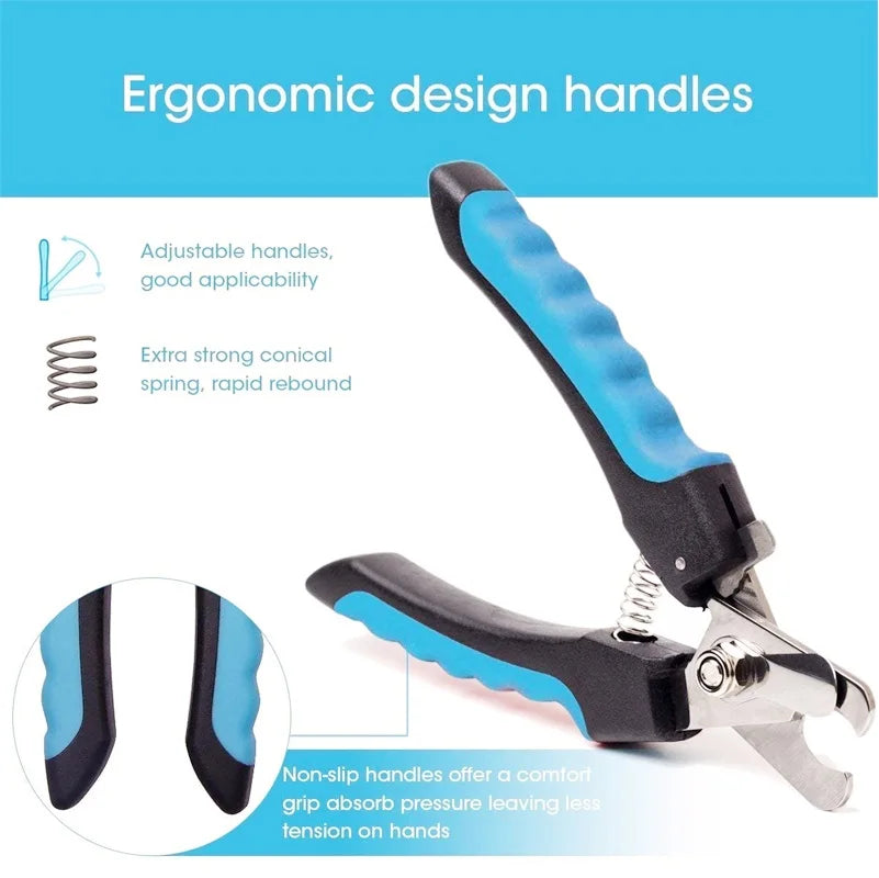 Stainless Pet Nail Clippers with Guard