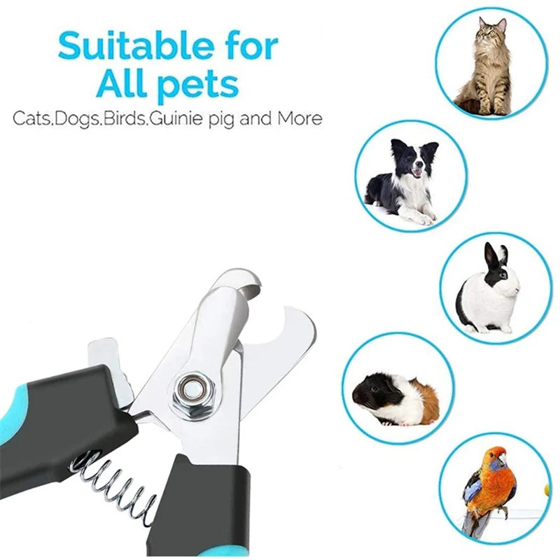 Stainless Pet Nail Clippers with Guard