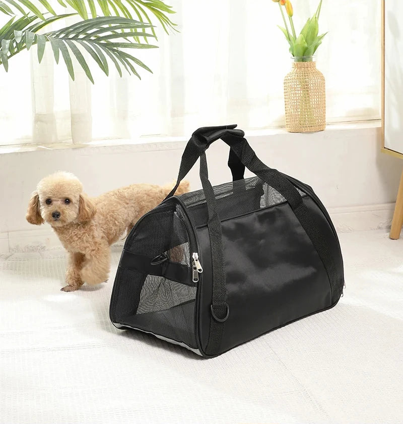 Foldable Mesh Pet Carrier Bag