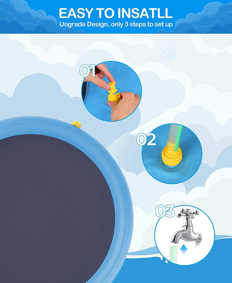 Inflatable Pet Splash Pad