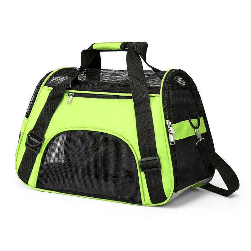 Foldable Mesh Pet Carrier Bag