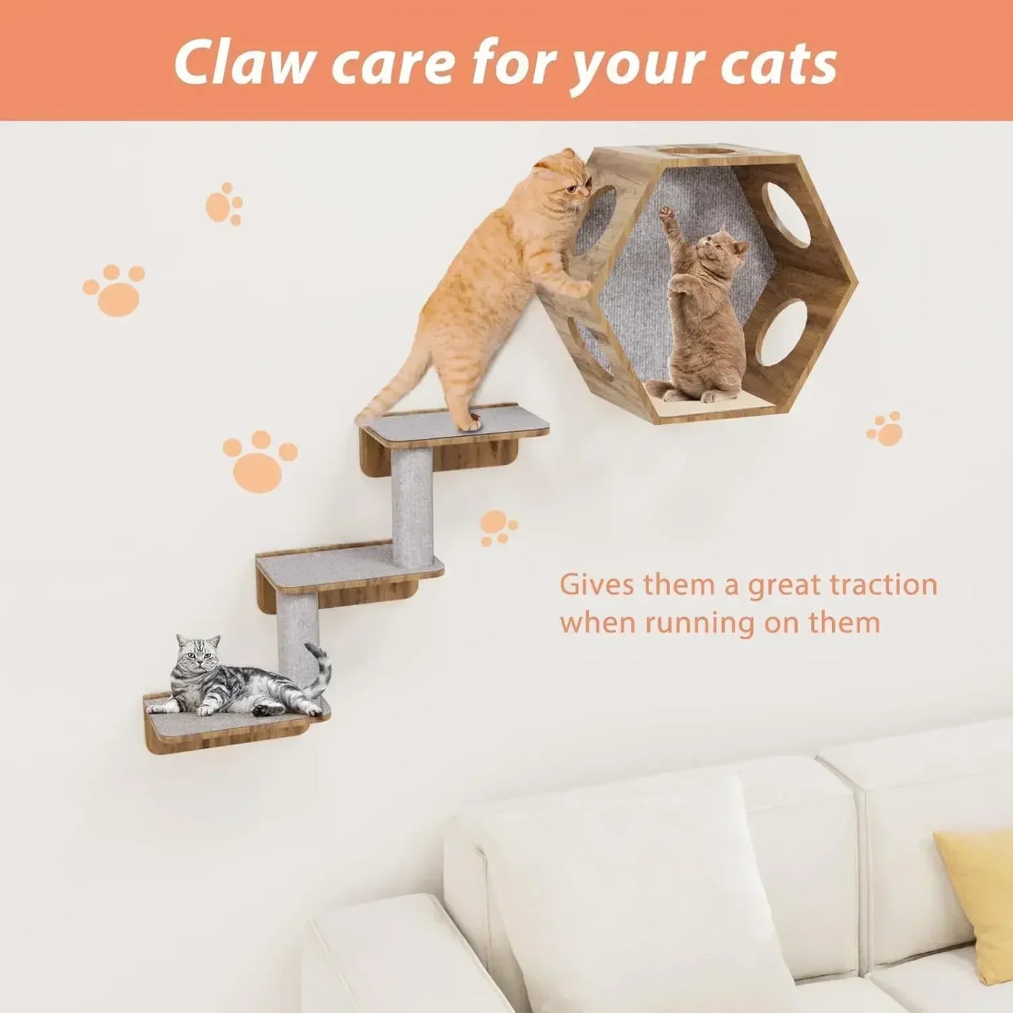 Cat Scratch Guard – Stick-On Furniture Protector
