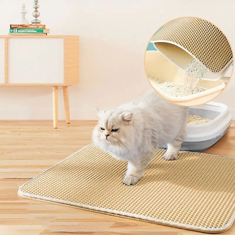 Double-Layer Litter Catch Mat