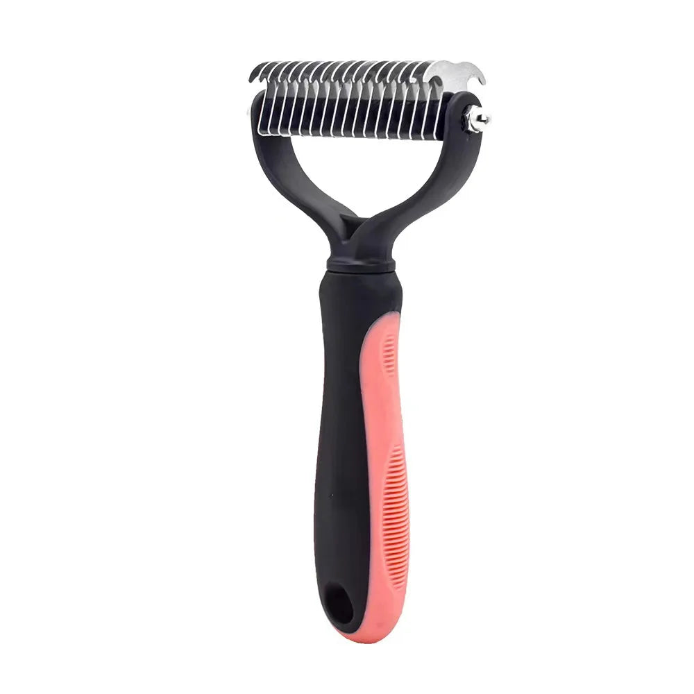 Pet Deshedding Comb & Fur Remover