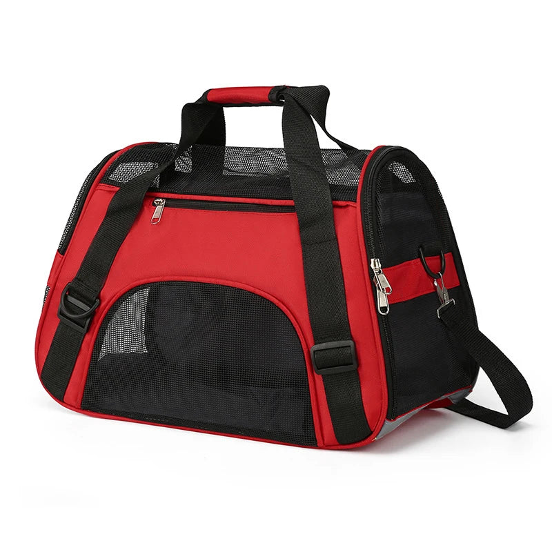 Foldable Mesh Pet Carrier Bag
