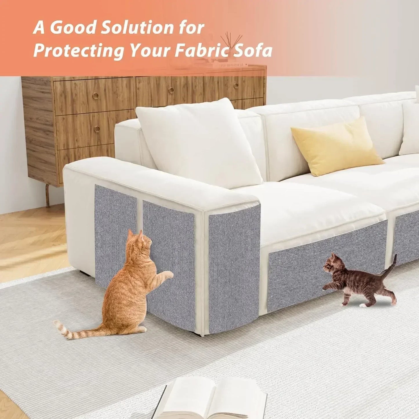 Cat Scratch Guard – Stick-On Furniture Protector