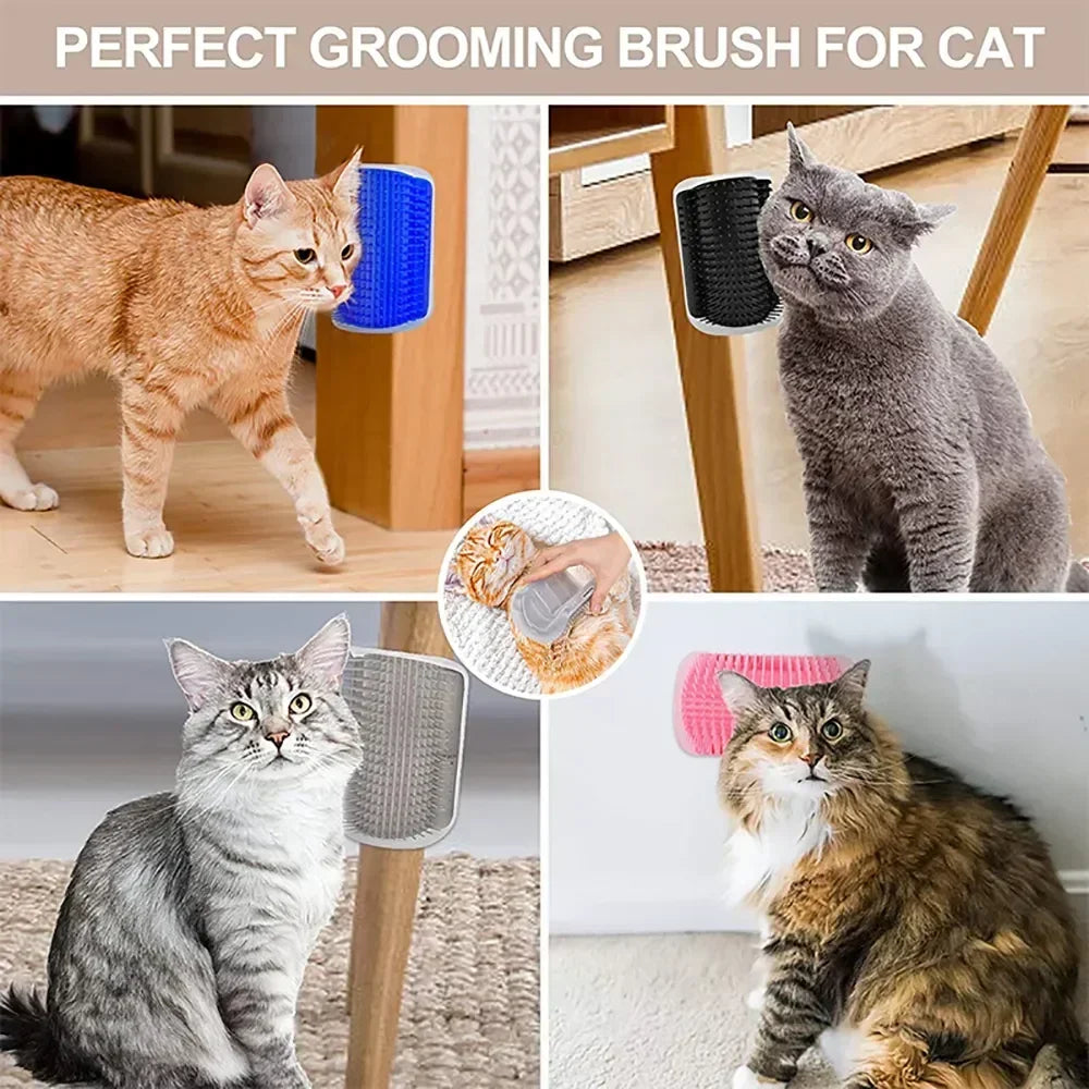 Wall-Mounted Pet Corner Brush