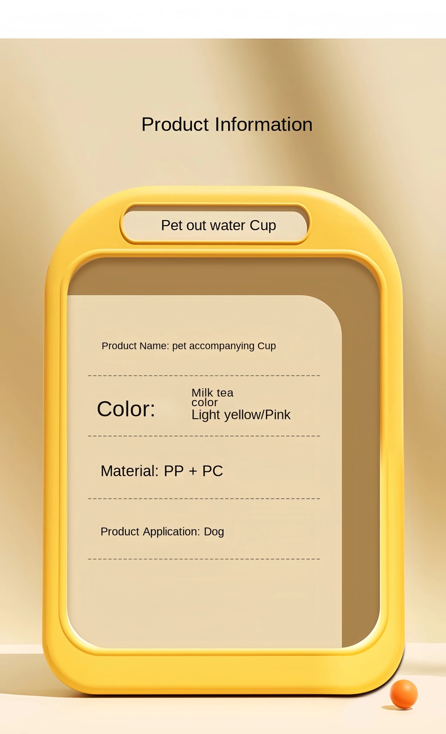Pet Travel Water Bottle with Bowl