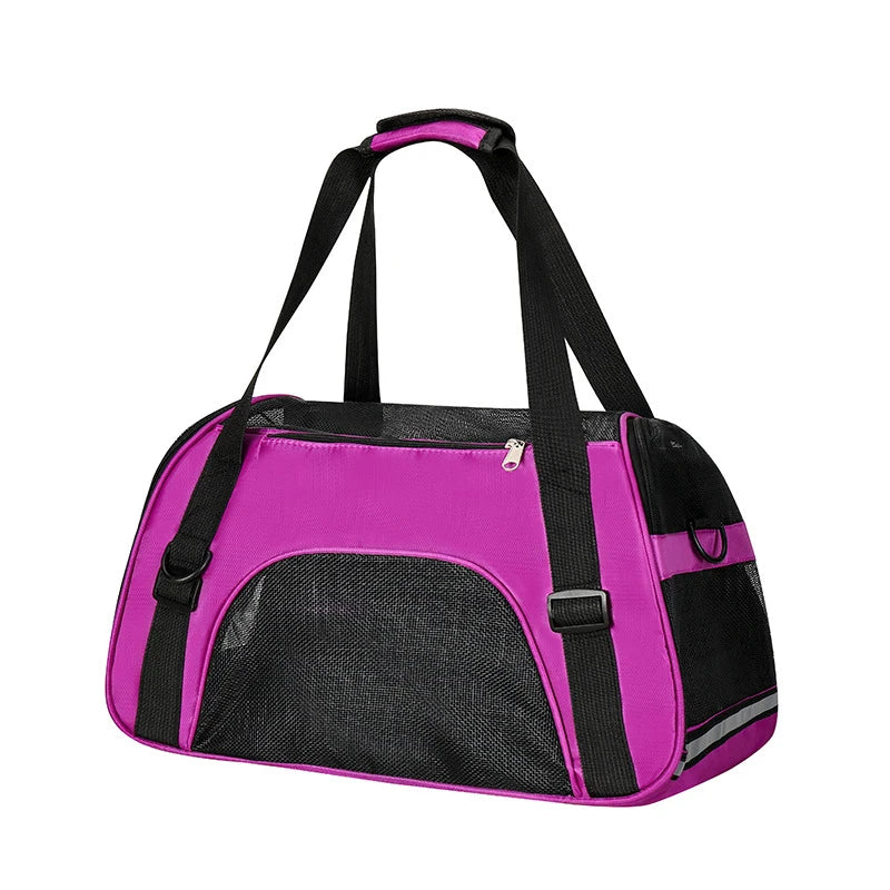 Foldable Mesh Pet Carrier Bag