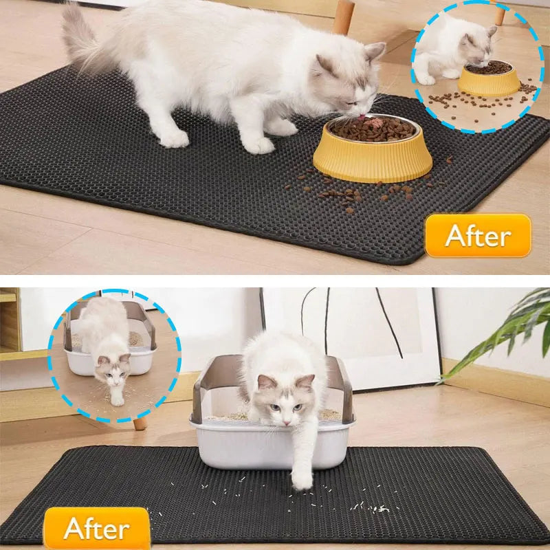 Double-Layer Litter Catch Mat
