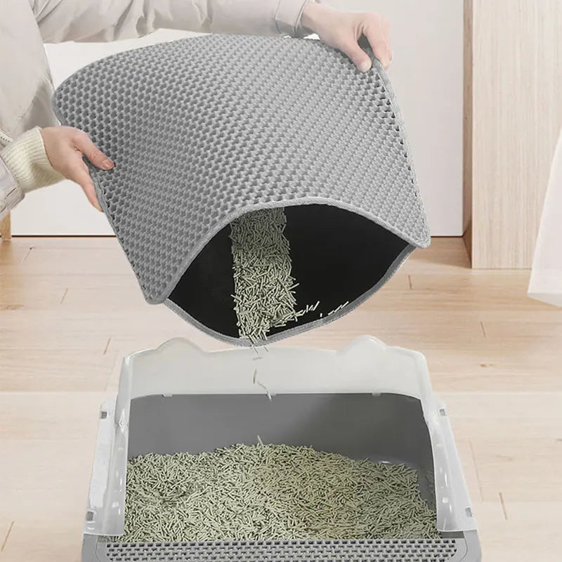 Double-Layer Litter Catch Mat
