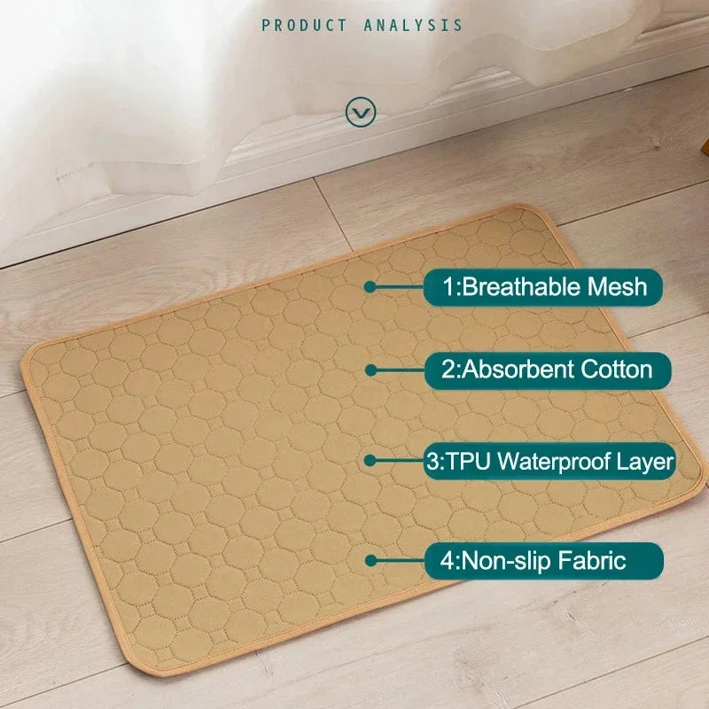 Washable Pet Pee Pads – Reusable