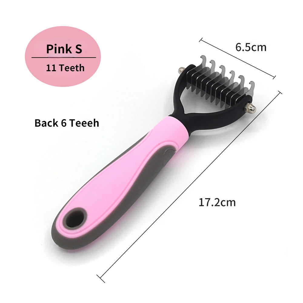 Pet Deshedding Comb & Fur Remover