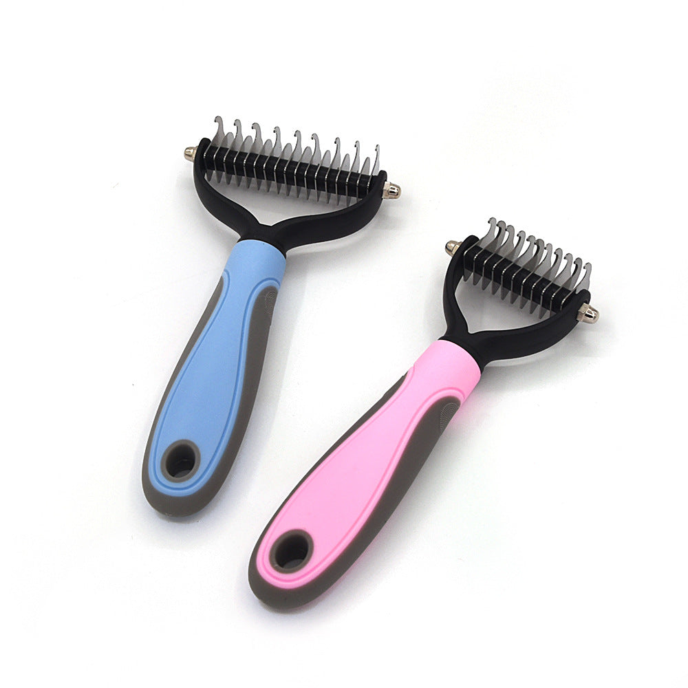 Pet Deshedding Comb & Fur Remover