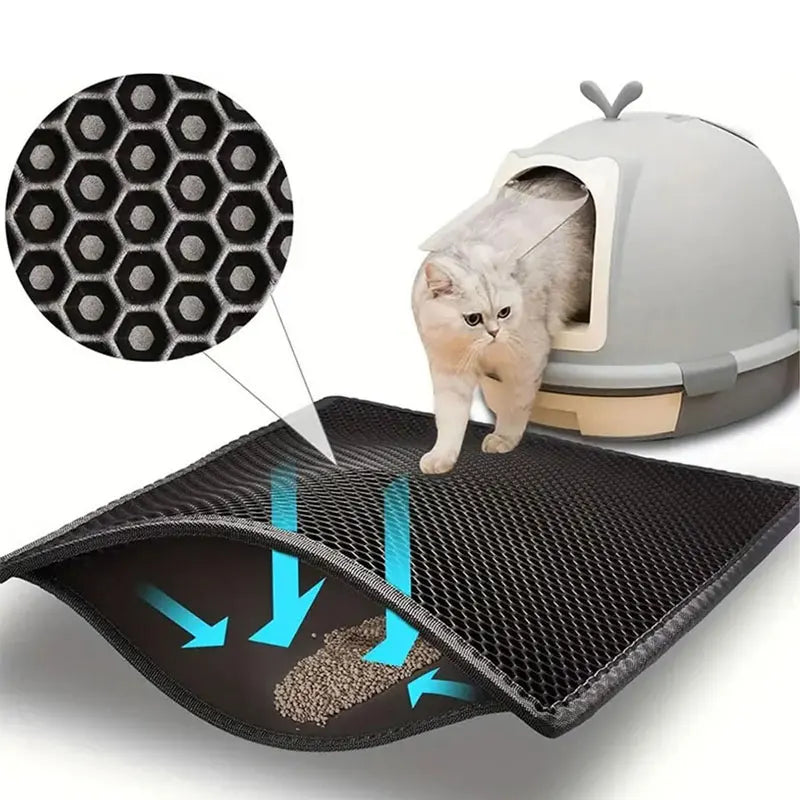 Double-Layer Litter Catch Mat