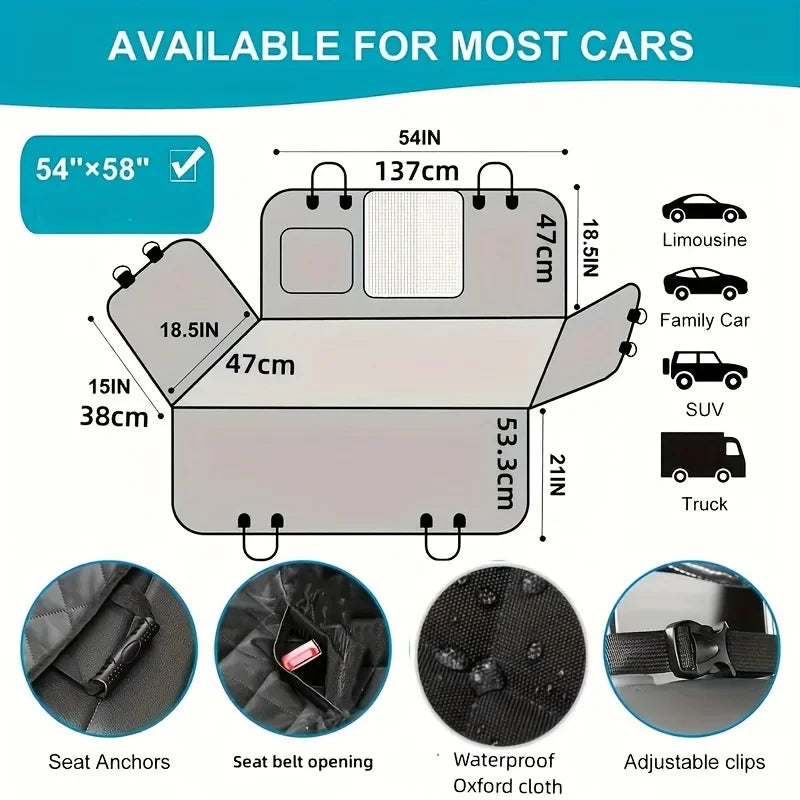 Waterproof Car Covering for Pets