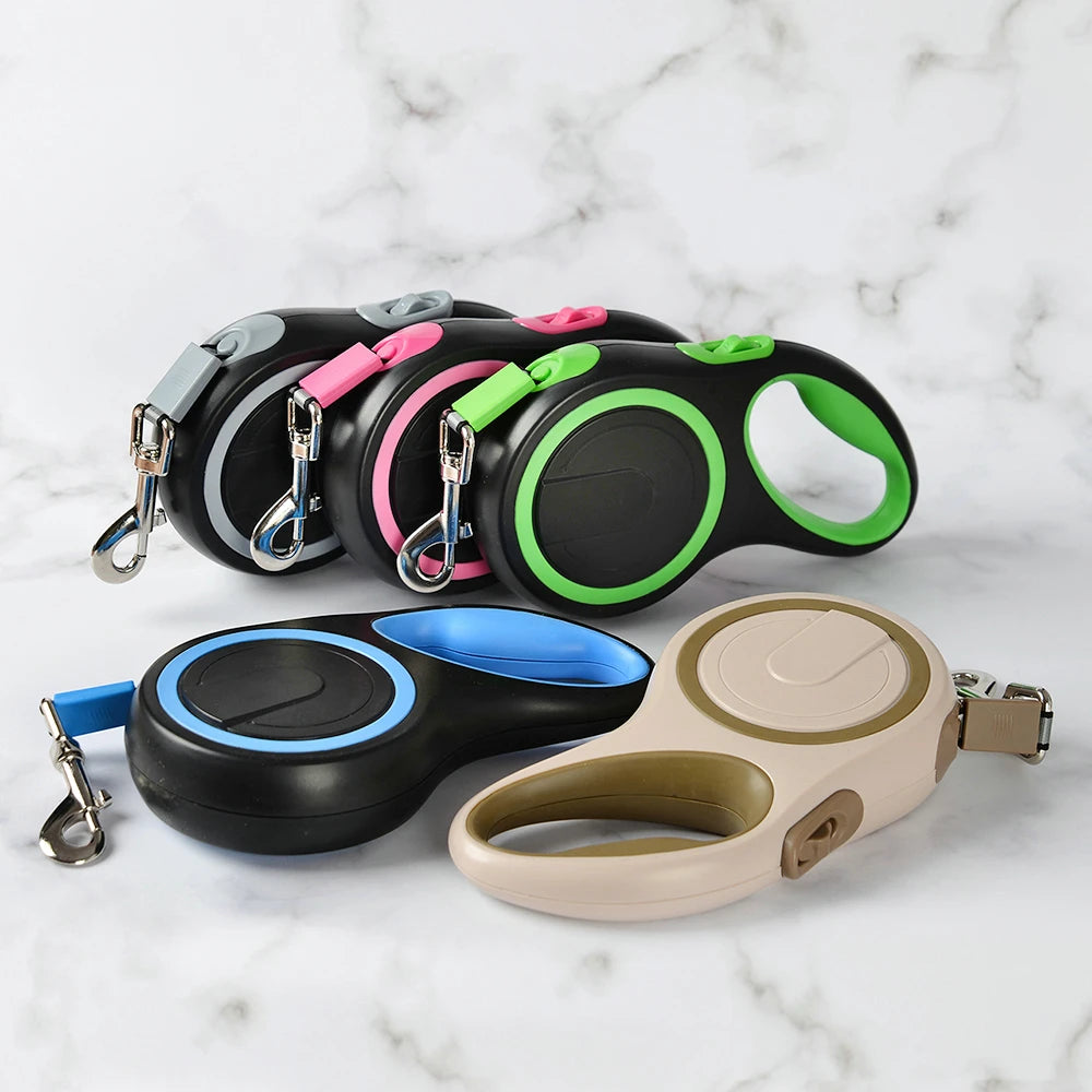 Heavy-Duty Retractable Pet Leash (5/8m)