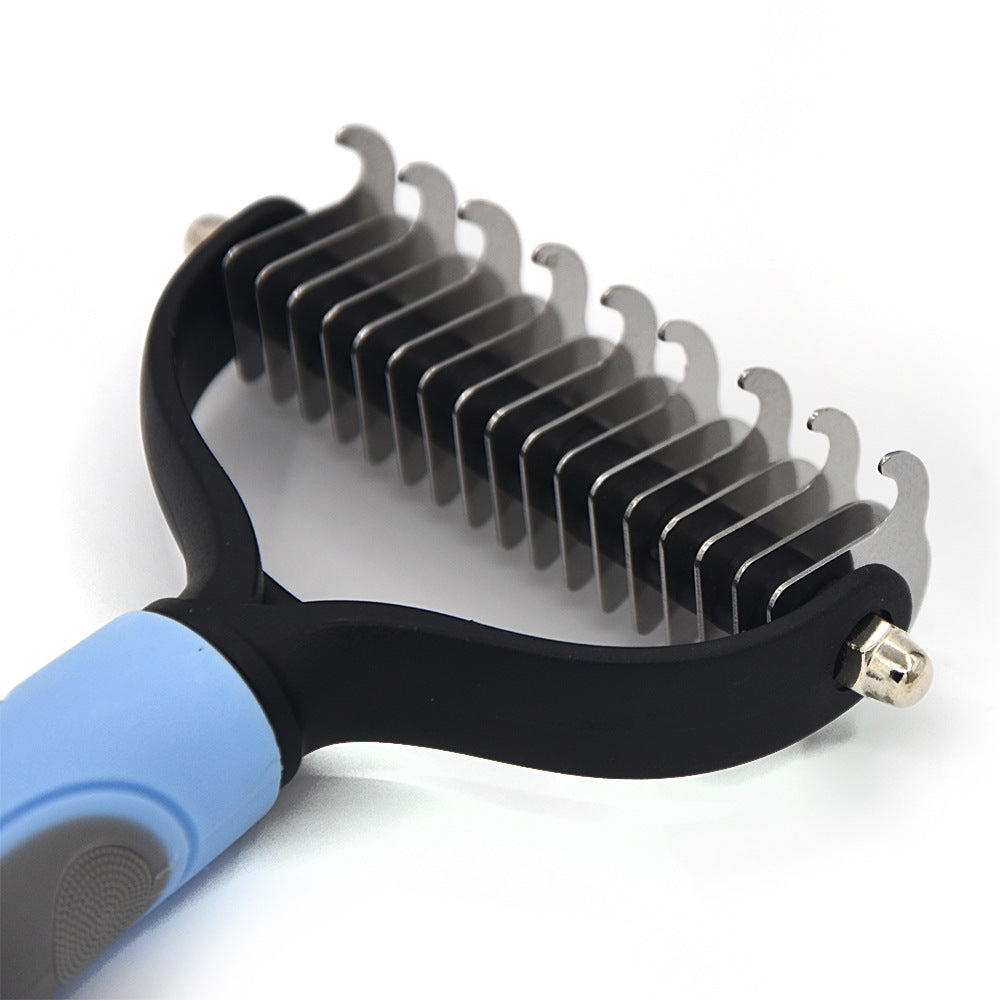 Pet Deshedding Comb & Fur Remover