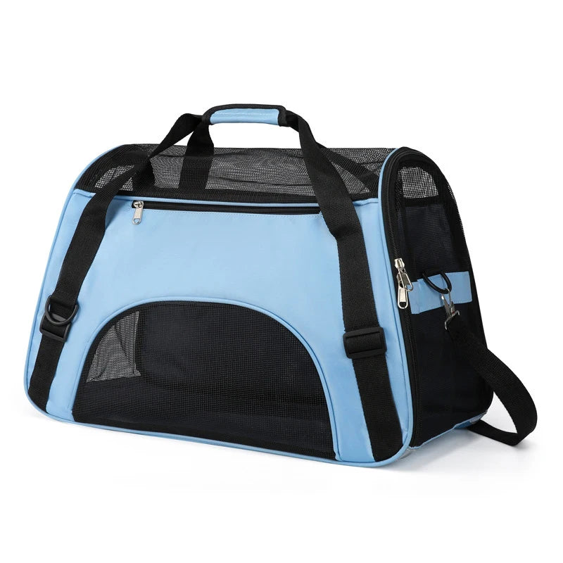 Foldable Mesh Pet Carrier Bag