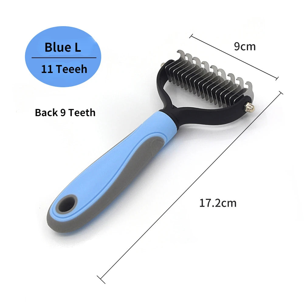 Pet Deshedding Comb & Fur Remover