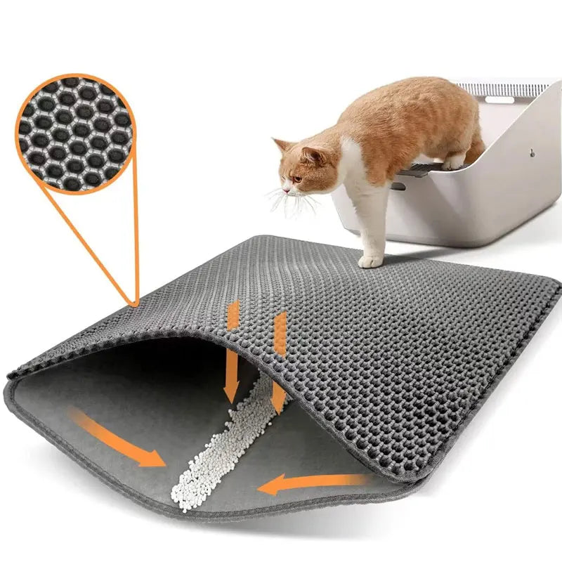 Double-Layer Litter Catch Mat