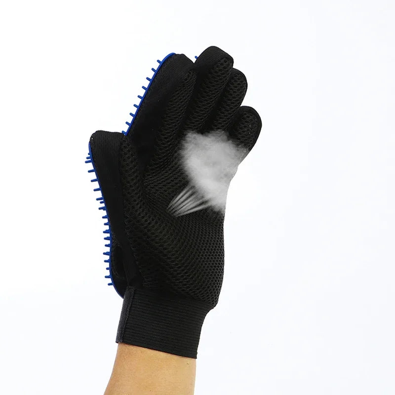 Silicone Grooming Gloves for Dogs & Cats