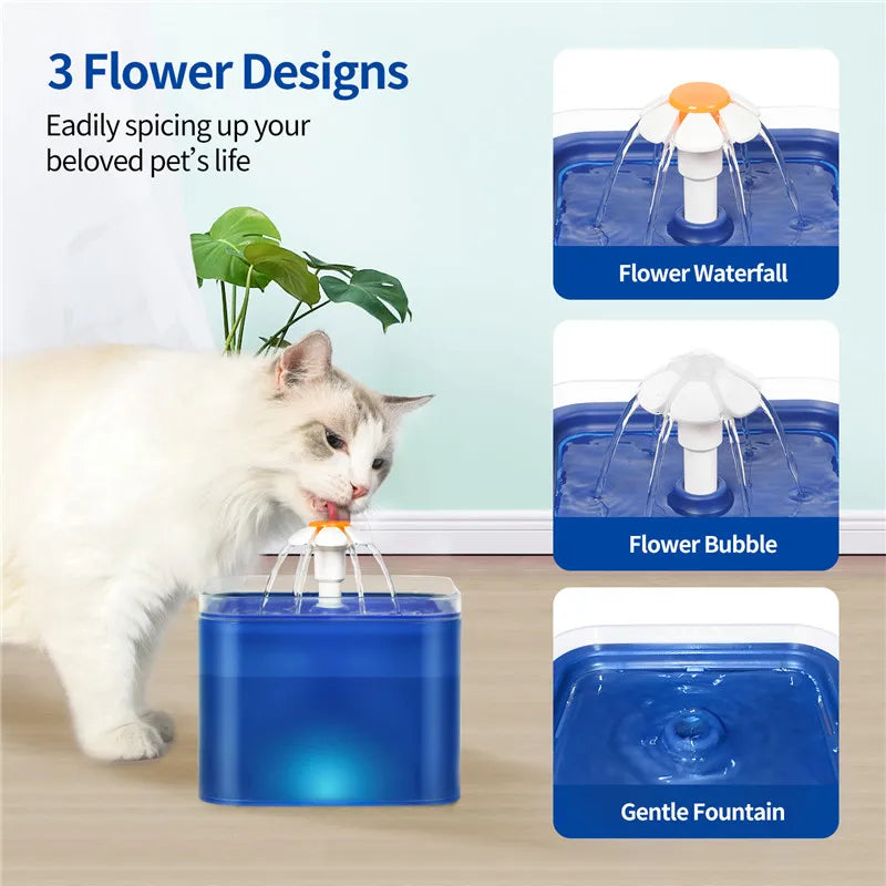 Pet Water Fountain with Light
