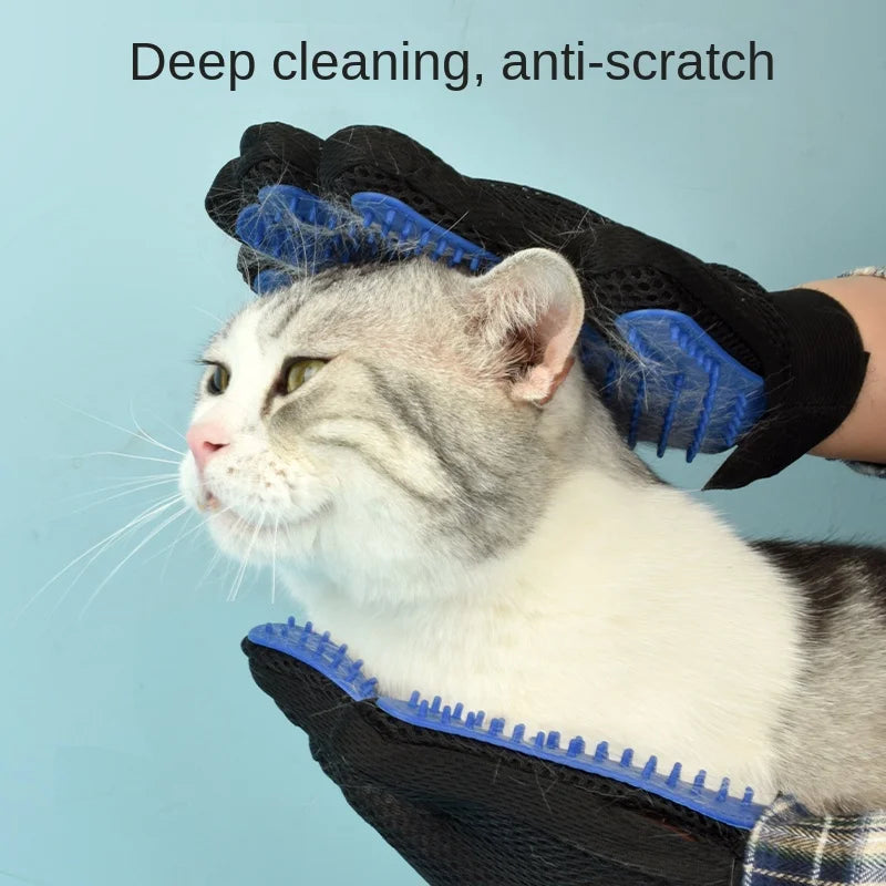 Silicone Grooming Gloves for Dogs & Cats