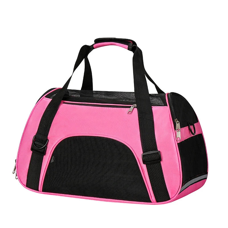 Foldable Mesh Pet Carrier Bag