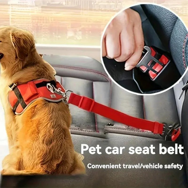 Adjustable Reflective Pet Car Seat Belt