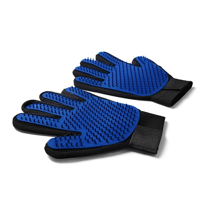 Silicone Grooming Gloves for Dogs & Cats