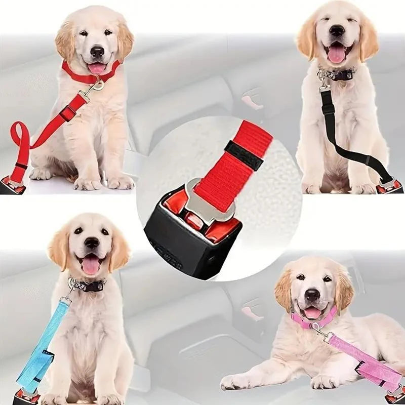 Adjustable Reflective Pet Car Seat Belt