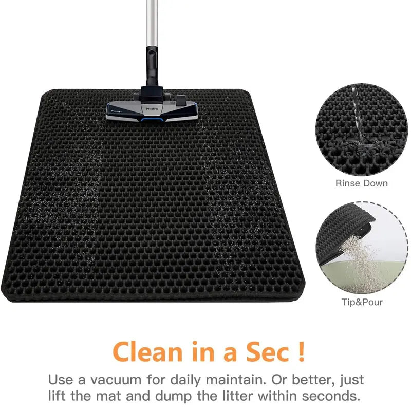 Double-Layer Litter Catch Mat