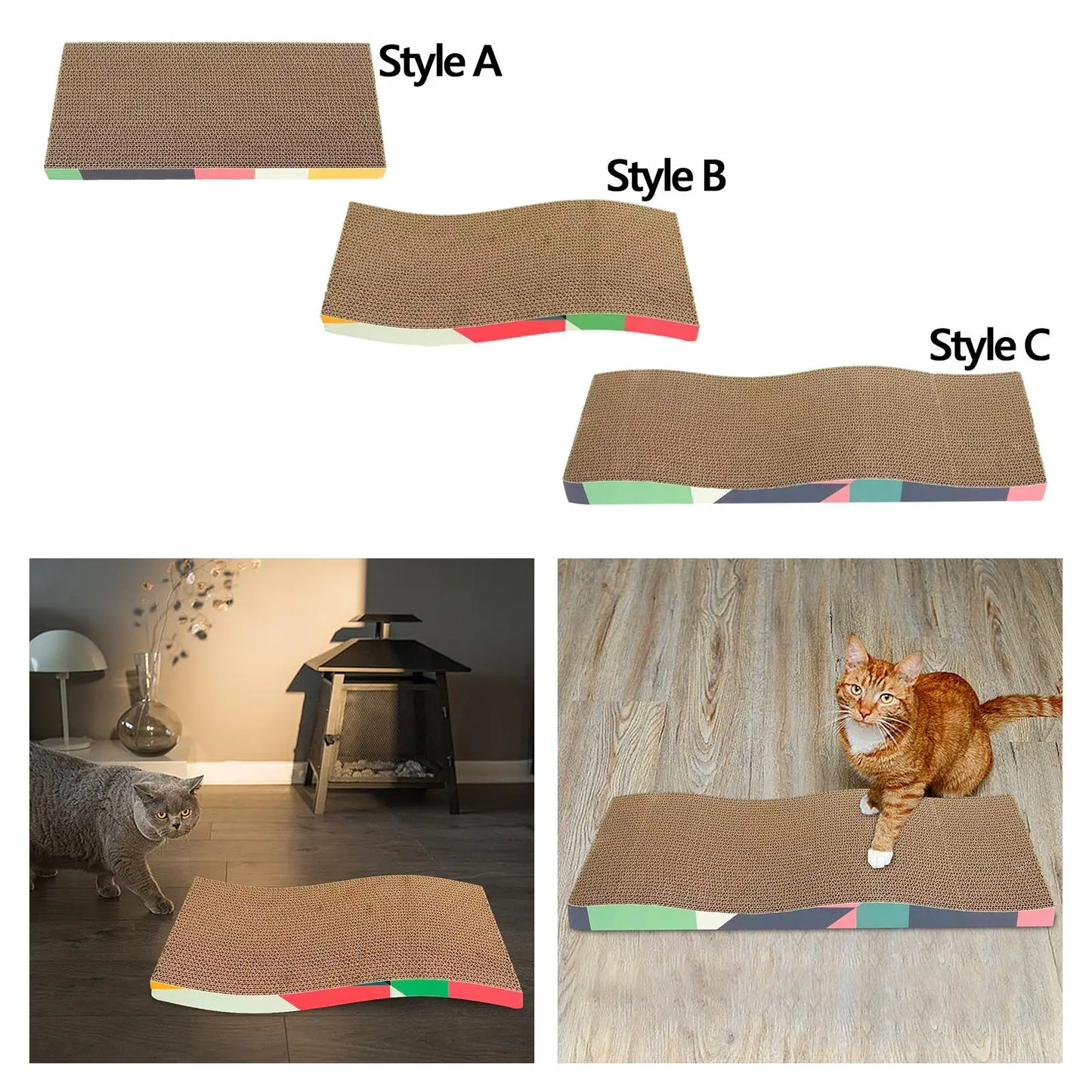 Cat Scratcher Lounge – Durable Cardboard Bed