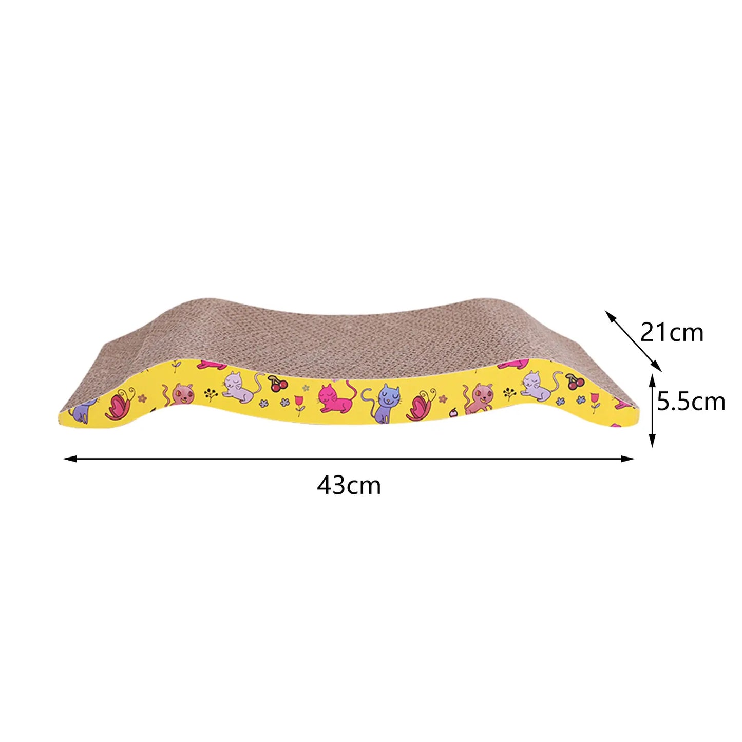 Cat Scratcher Lounge – Durable Cardboard Bed