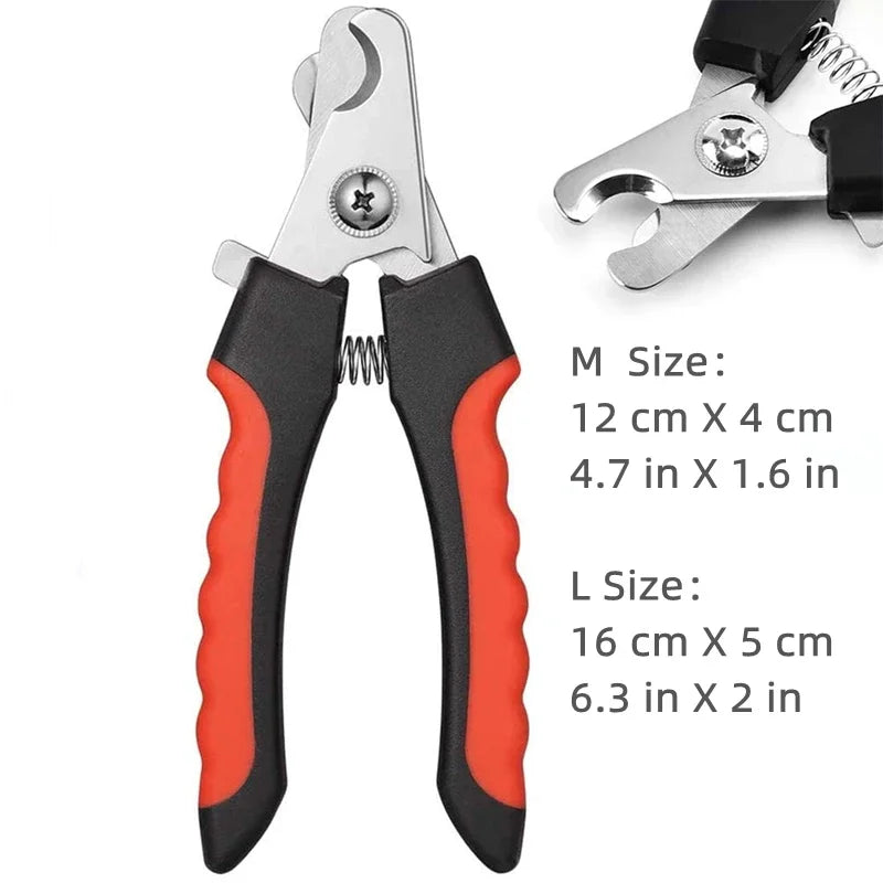 Stainless Pet Nail Clippers with Guard