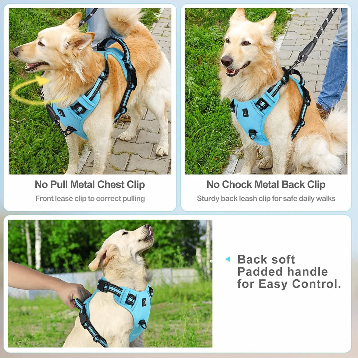 Adjustable No-Pull Pet Harness
