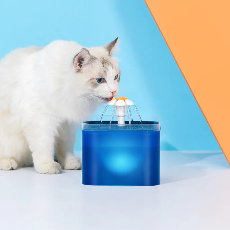 Pet Water Fountain with Light