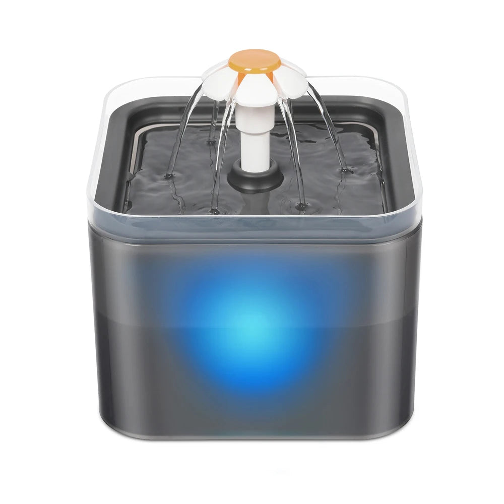 Pet Water Fountain with Light