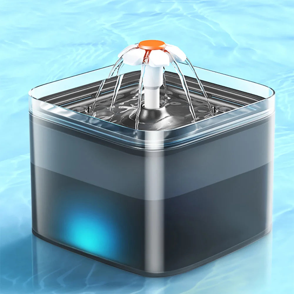 Pet Water Fountain with Light