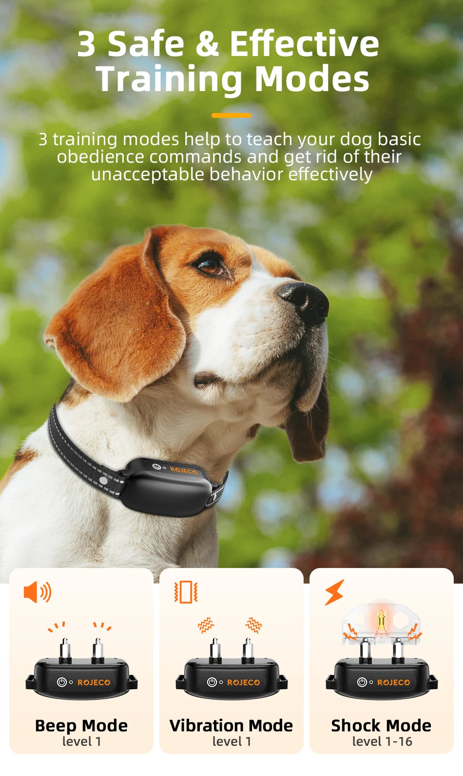 Rechargeable Pet Training Collar