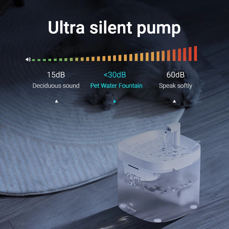 Smart Pet Water Fountain with Filter