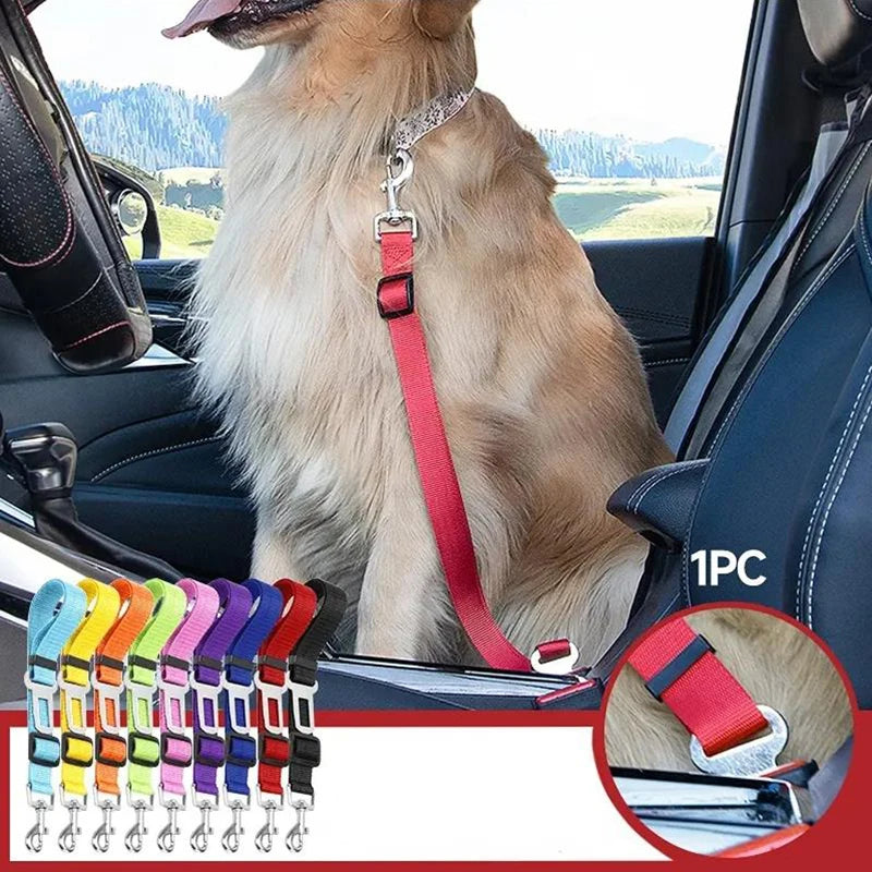 Adjustable Reflective Pet Car Seat Belt