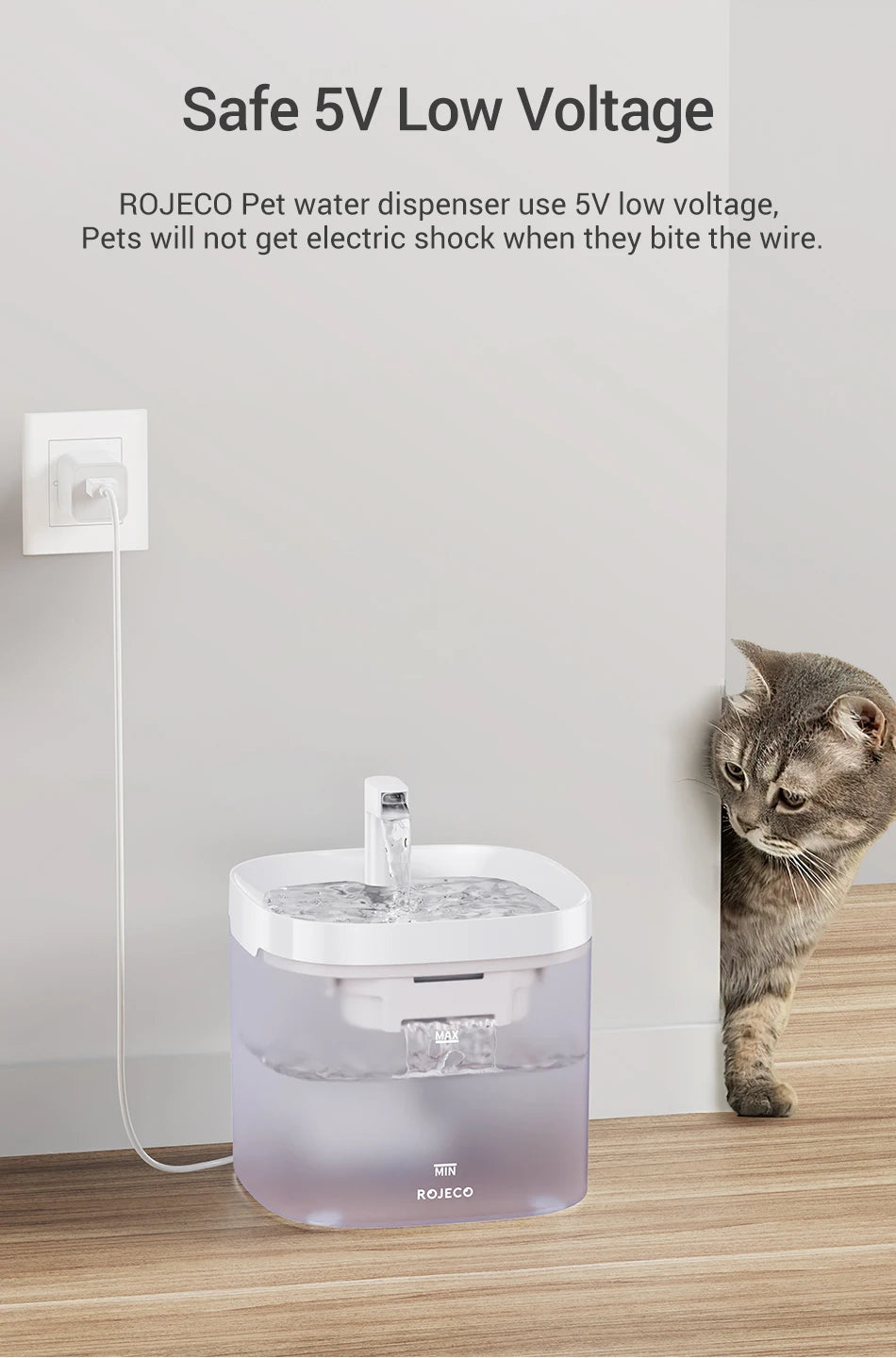 Smart Pet Water Fountain with Filter